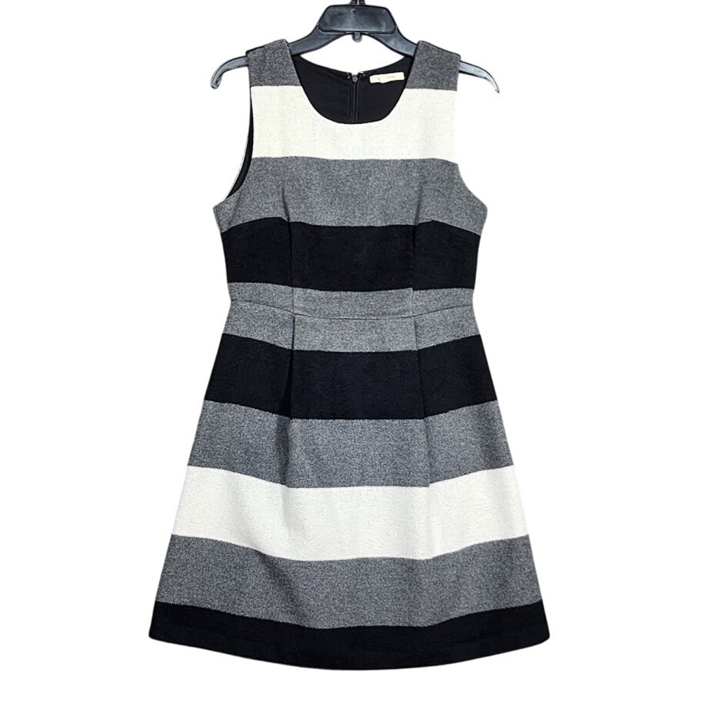 41 Hawthorn Sleeveless Dress Striped  A-Line Fit‎ and Flare Medium Wool Blend